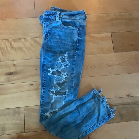 American Eagle Outfitters Denim - American Eagle Ripped Ankle Jeggings